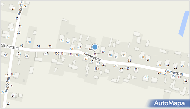 Nowy Kazanów, Słoneczna, 42, mapa Nowy Kazanów