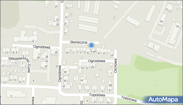 Nowy Tomyśl, Słoneczna, 7, mapa Nowy Tomyśl