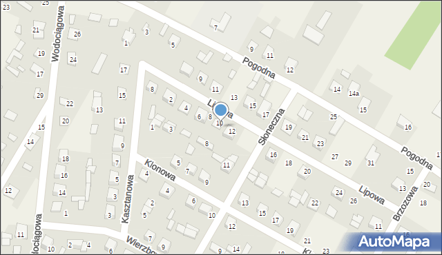 Nurzec-Stacja, Słoneczna, 10, mapa Nurzec-Stacja