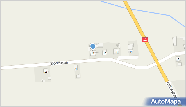 Opatów, Słoneczna, 12, mapa Opatów