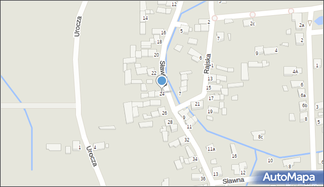 Opole, Sławicka, 24, mapa Opola