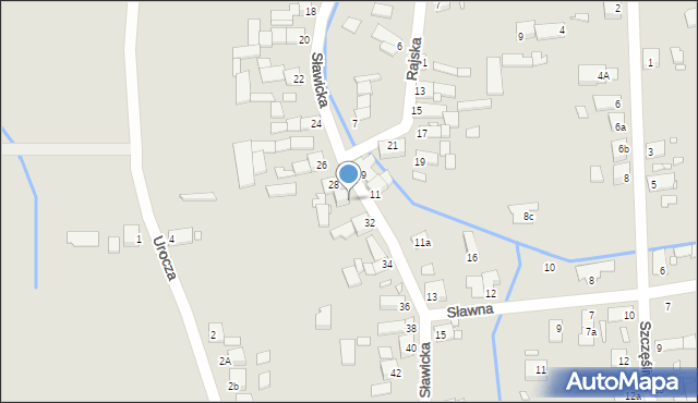 Opole, Sławicka, 30, mapa Opola