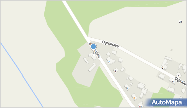 Ownice, Słoneczna, 1, mapa Ownice