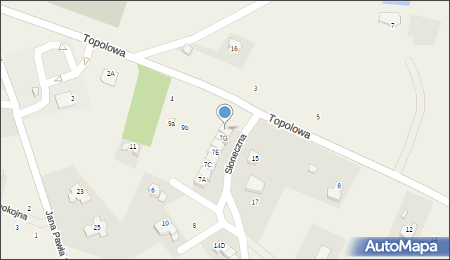 Podgórzyn, Słoneczna, 7H, mapa Podgórzyn