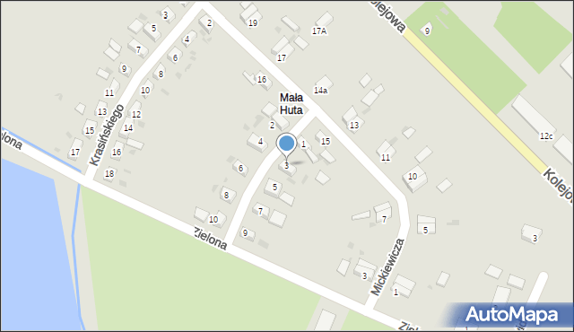 Przemków, Słowackiego Juliusza, 3, mapa Przemków