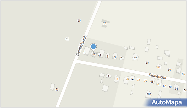 Przysucha, Słoneczna, 1a, mapa Przysucha