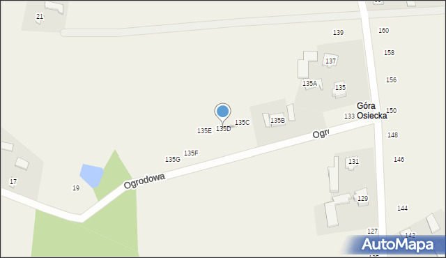 Pustkowie Lgockie, Słoneczna, 135D, mapa Pustkowie Lgockie