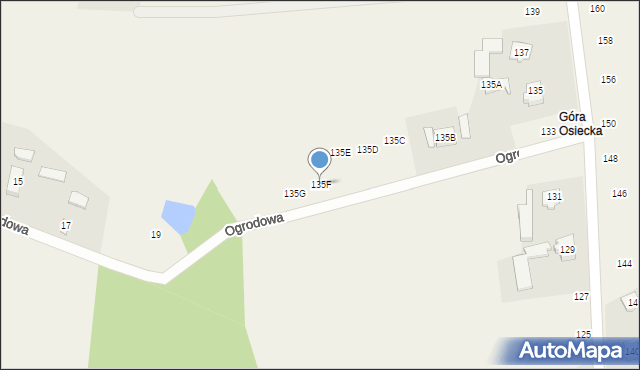 Pustkowie Lgockie, Słoneczna, 135F, mapa Pustkowie Lgockie