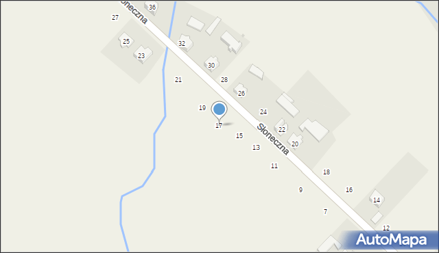 Pustkowie Lgockie, Słoneczna, 17, mapa Pustkowie Lgockie