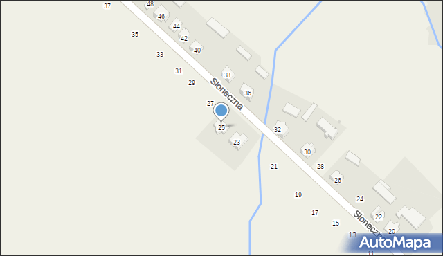 Pustkowie Lgockie, Słoneczna, 25, mapa Pustkowie Lgockie