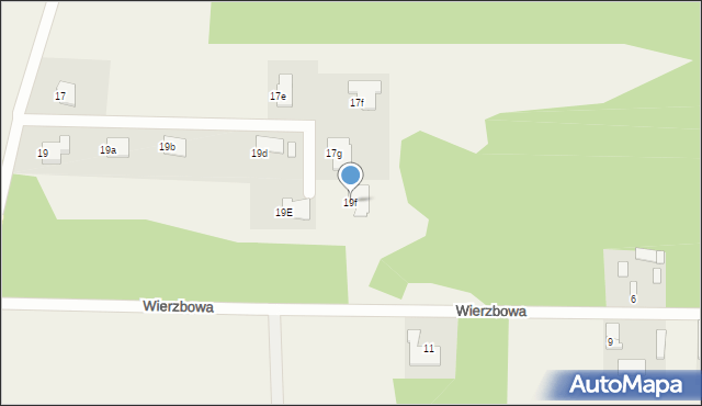 Racibory, Słoneczna, 19f, mapa Racibory