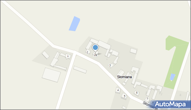 Radwanów, Słomiana, 2a, mapa Radwanów