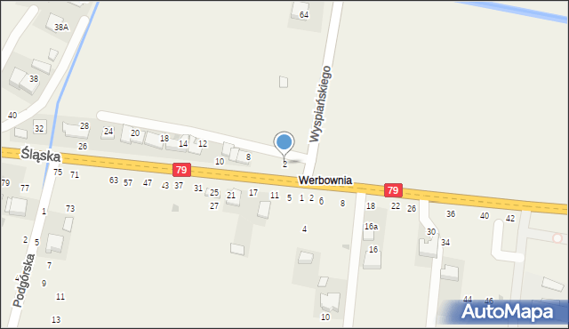 Rudawa, Śląska, 2, mapa Rudawa