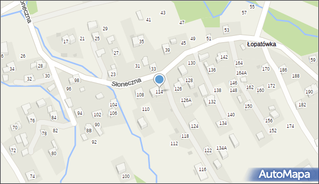 Rudnik, Słoneczna, 114, mapa Rudnik