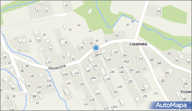 Rudnik, Słoneczna, 130, mapa Rudnik