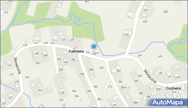 Rudnik, Słoneczna, 133, mapa Rudnik