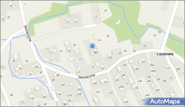 Rudnik, Słoneczna, 37, mapa Rudnik