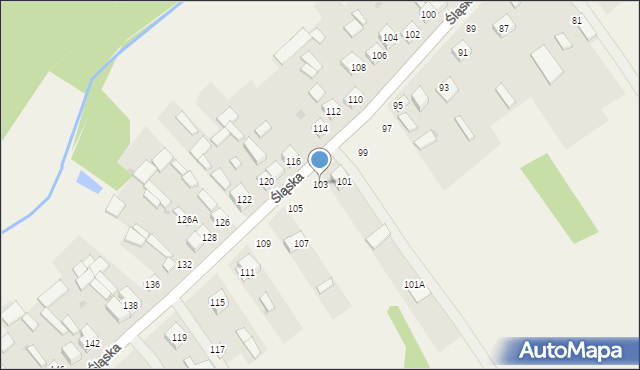 Rudnik Mały, Śląska, 103, mapa Rudnik Mały