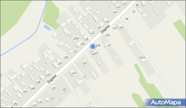 Rudnik Mały, Śląska, 111, mapa Rudnik Mały