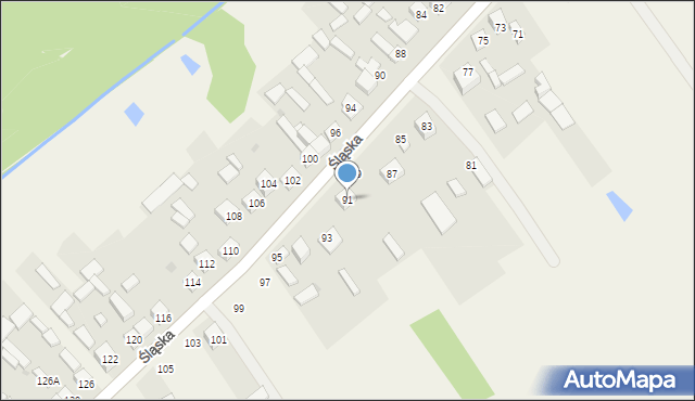 Rudnik Mały, Śląska, 91, mapa Rudnik Mały