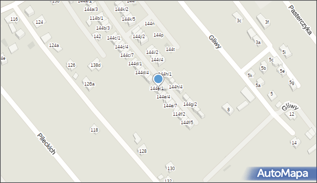 Rzeszów, Słocińska, 144e/2, mapa Rzeszów