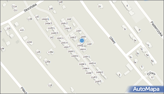 Rzeszów, Słocińska, 144i/3, mapa Rzeszów