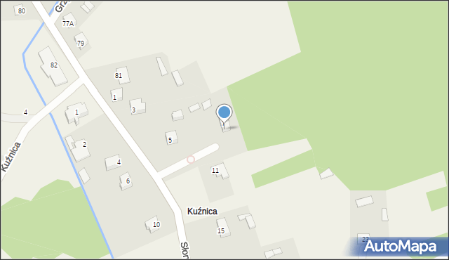 Sadowne, Słoneczna, 9, mapa Sadowne