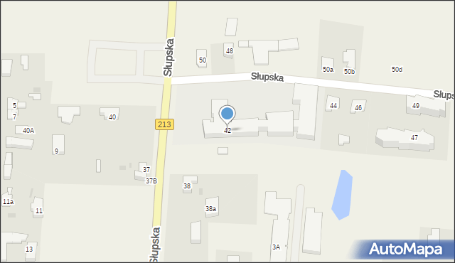 Siemianice, Słupska, 42, mapa Siemianice