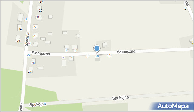 Siemirowice, Słoneczna, 10, mapa Siemirowice