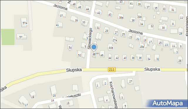 Sierakowice, Słupska, 48, mapa Sierakowice