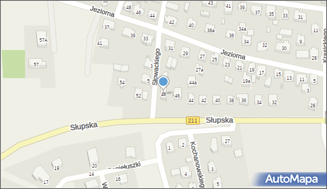 Sierakowice, Słupska, 48, mapa Sierakowice