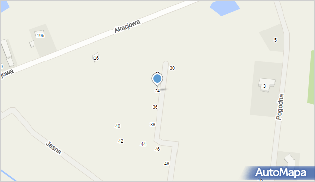 Sierzchów, Słoneczna, 34, mapa Sierzchów