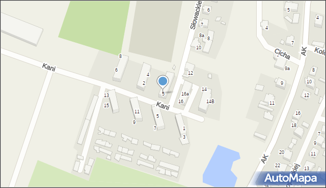 Skorogoszcz, Słowackiego Juliusza, 5, mapa Skorogoszcz