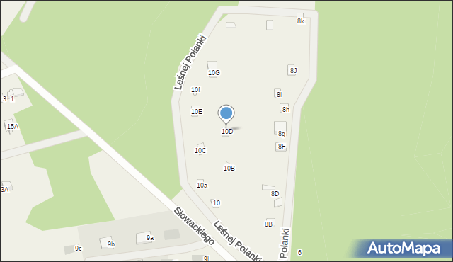 Skrzeszew, Słowackiego Juliusza, 10D, mapa Skrzeszew