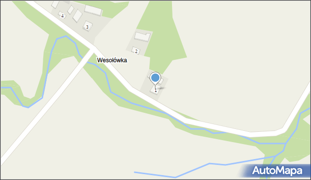 Słabuszewice, Słabuszewice, 1, mapa Słabuszewice