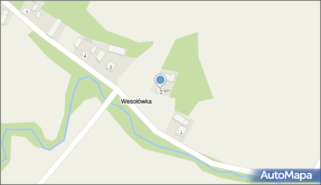 Słabuszewice, Słabuszewice, 2, mapa Słabuszewice