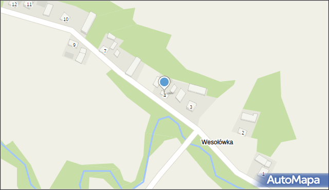 Słabuszewice, Słabuszewice, 4, mapa Słabuszewice