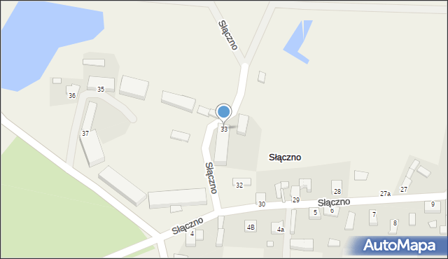 Słączno, Słączno, 33, mapa Słączno