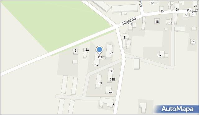 Słączno, Słączno, 41A, mapa Słączno