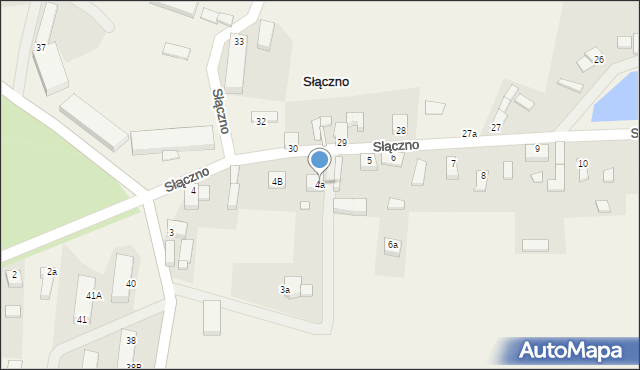 Słączno, Słączno, 4a, mapa Słączno