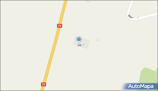 Śladków Mały, Śladków Mały, 98B, mapa Śladków Mały