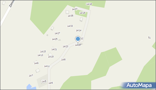 Ślądkowice, Ślądkowice, 14/10, mapa Ślądkowice