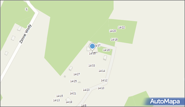 Ślądkowice, Ślądkowice, 14/35, mapa Ślądkowice