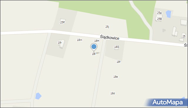 Ślądkowice, Ślądkowice, 18i, mapa Ślądkowice