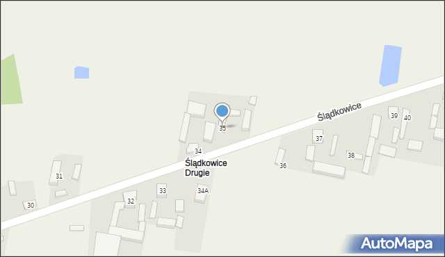 Ślądkowice, Ślądkowice, 35, mapa Ślądkowice