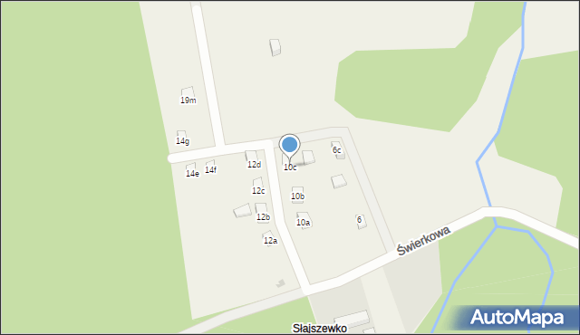 Słajszewo, Słajszewo, 32f, mapa Słajszewo