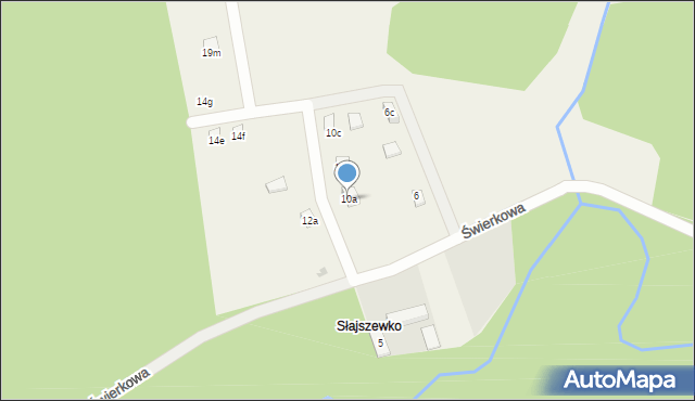 Słajszewo, Słajszewo, 32h, mapa Słajszewo