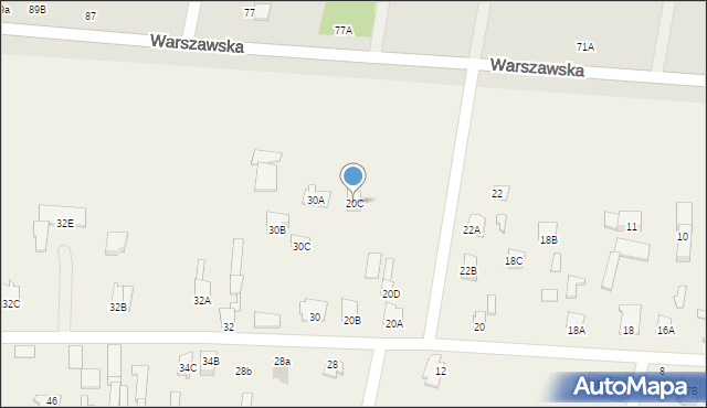 Sławacinek Stary, Sławacinek Stary, 20C, mapa Sławacinek Stary