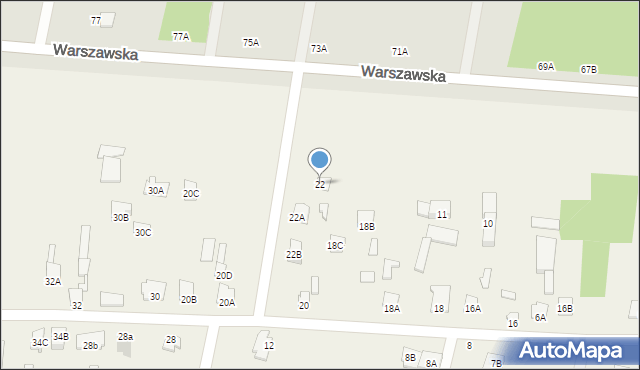 Sławacinek Stary, Sławacinek Stary, 22, mapa Sławacinek Stary