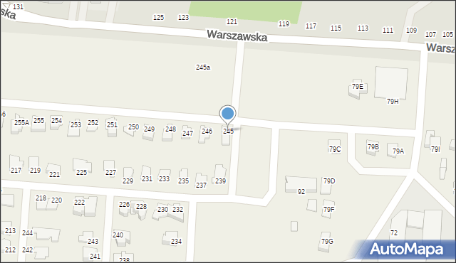 Sławacinek Stary, Sławacinek Stary, 245, mapa Sławacinek Stary